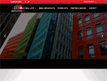 Tablet Screenshot of apartmentlists.net